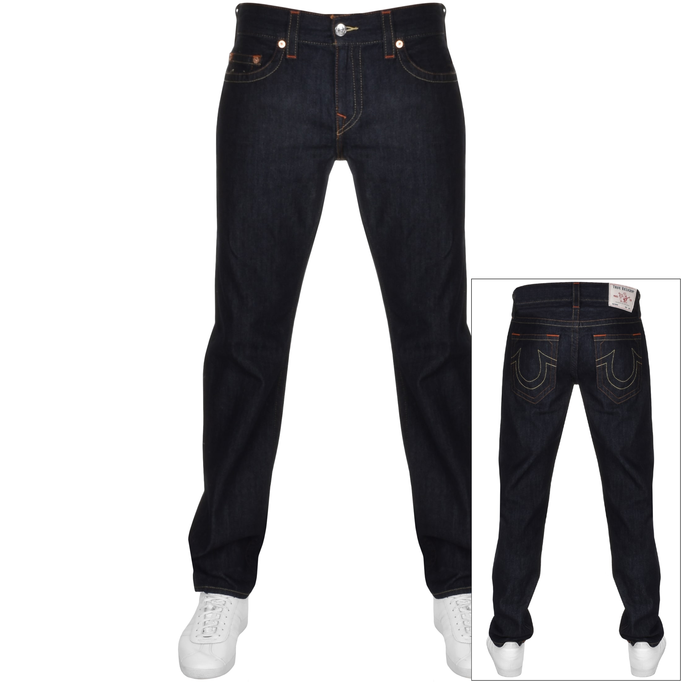 Alternative Image for ProductTrue Religion Ricky No Flap Jeans Navy1